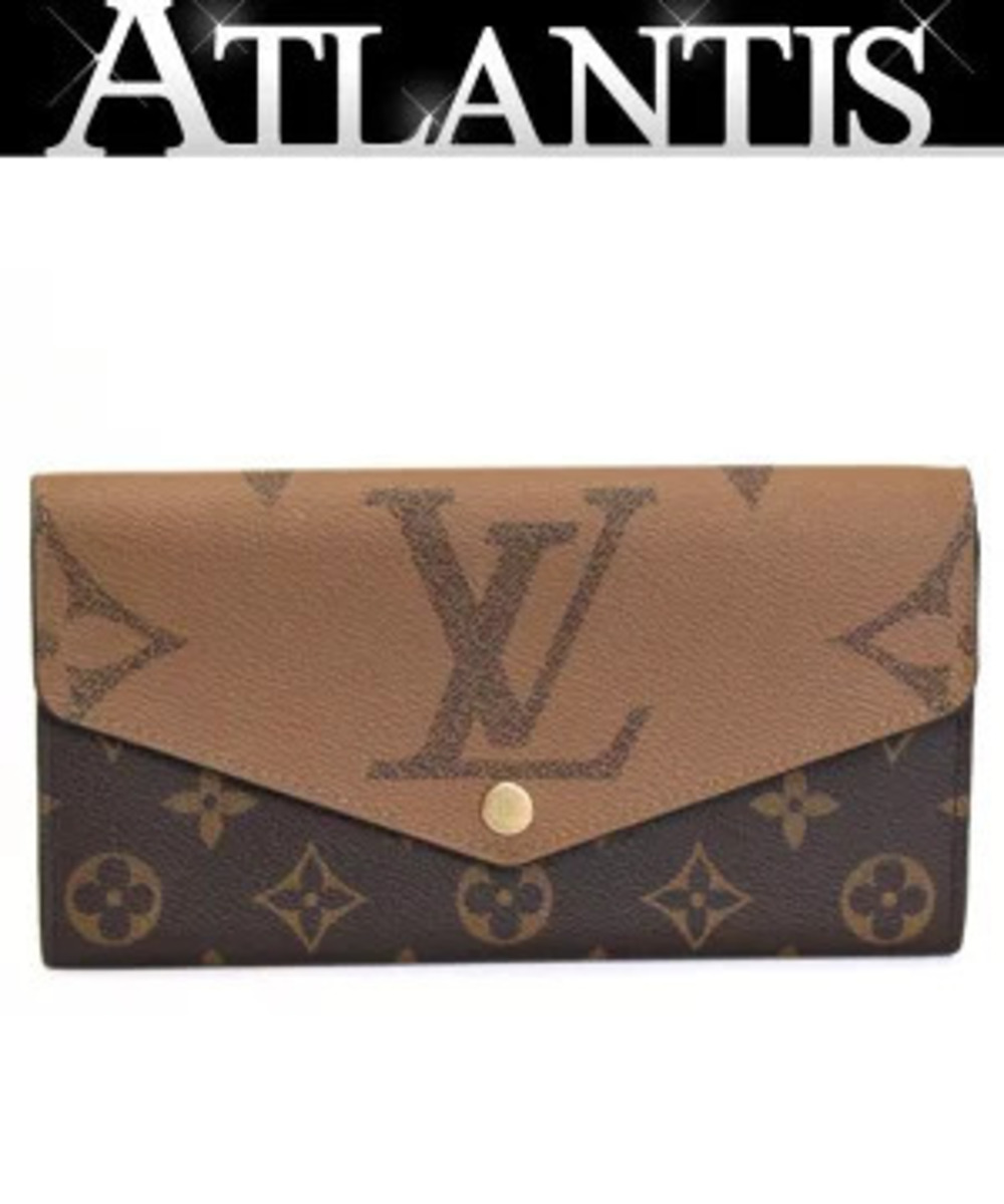 Louis Vuitton Portefeuille Sarah long wallet Monogram Giant
